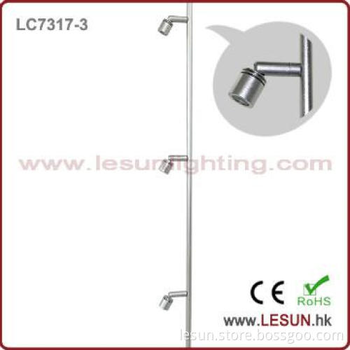 2*1W  double lamp head led inside cabinet lamp